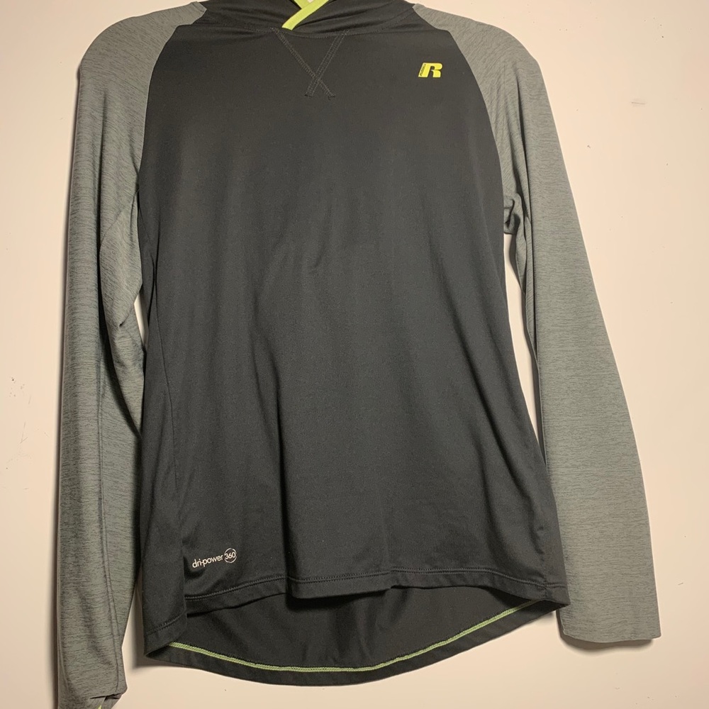Russell dri-power 360 hooded long sleeve XL boys